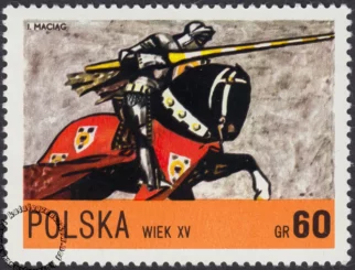 Jazda polska X-XX w. znaczek numer 2077