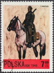 Jazda polska X-XX w. znaczek numer 2082
