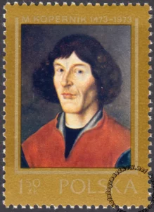 500 rocznica urodzin Mikołaja Kopernika znaczek numer 2086