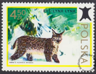 Zwierzyna łowna znaczek numer 2105