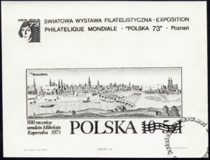 Światowa wystawa filatelistyczna Polska 73 blok numer 46ND