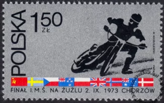 Finał Indywidualnych Mistrzostw Świata na żużlu w Chorzowie znaczek numer 2125