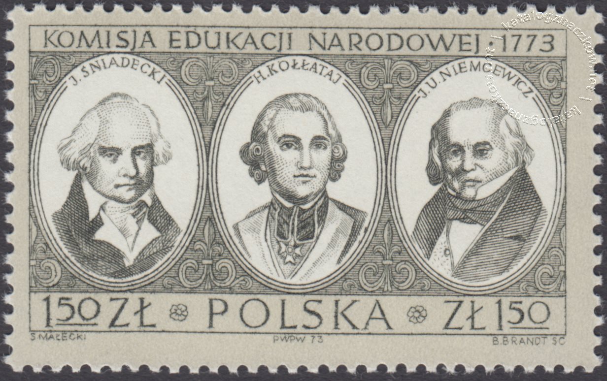 200 rocznica Komisji Edukacji Narodowej znaczek nr 2132