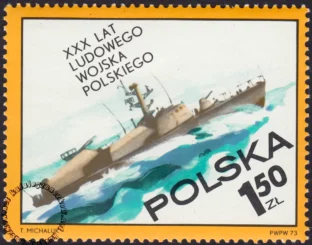 30 lecie Ludowego Wojska Polskiego znaczek numer 2130