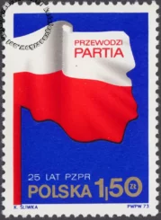 25 lecie PZPR znaczek numer 2141
