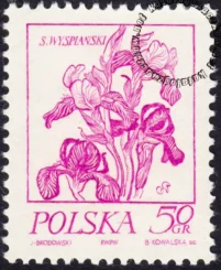 Rośliny w twórczości Stanisława Wyspiańskiego znaczek numer 2148