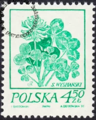 Rośliny w twórczości Stanisława Wyspiańskiego znaczek numer 2153