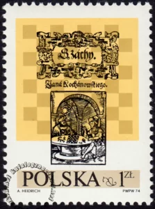 X Międzynarodowy Festiwal Szachowy w Lublinie znaczek numer 2175