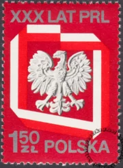 30 lecie PRL znaczek numer 2178