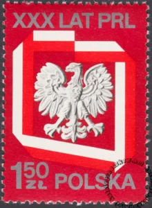 30 lecie PRL znaczek numer 2178