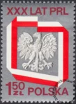 30 lecie PRL znaczek numer 2179