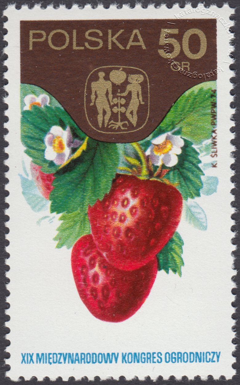 XIX Międzynarodowy Kongres Ogrodniczy w Warszawie znaczek nr 2182