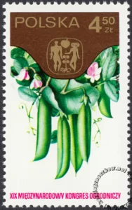 XIX Międzynarodowy Kongres Ogrodniczy w Warszawie znaczek numer 2187