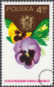 XIX Międzynarodowy Kongres Ogrodniczy w Warszawie znaczek numer 2188