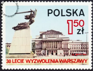 30 rocznica wyzwolenia Warszawy znaczek numer 2206