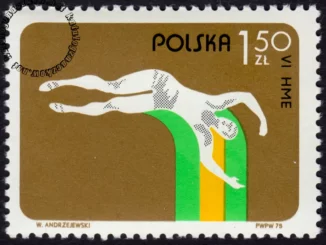 VI Halowe ME w lekkiej atletyce w Katowicach znaczek numer 2217