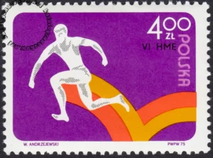 VI Halowe ME w lekkiej atletyce w Katowicach znaczek numer 2218