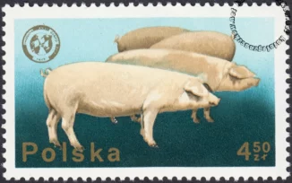 26 Zjazd Europejskiej Federacji Zootechnicznej w Warszawie znaczek numer 2237