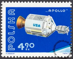 Eksperymentalny lot Apollo - Sojuz znaczek numer 2240