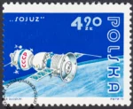 Eksperymentalny lot Apollo - Sojuz znaczek numer 2241