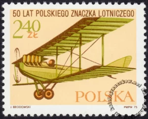 50 lecie polskiego znaczka lotniczego znaczek numer 2251