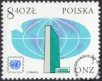 25 lecie pierwszego znaczka ONZ znaczek numer 2304