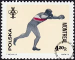 XXI Igrzyska Olimpijskie w Montrealu znaczek numer 2308