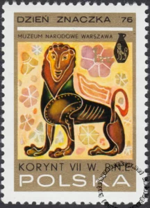 Dzień Znaczka - malowidła z waz korynckich znaczek numer 2314