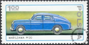 25 lecie Fabryki Samochodów Osobowych w Warszawie znaczek numer 2320