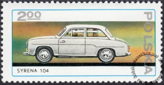 25 lecie Fabryki Samochodów Osobowych w Warszawie znaczek numer 2322