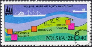 Polskie porty znaczek numer 2335