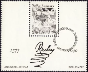 400 rocznica urodzin Petera Paula Rubensa blok numer 56ND