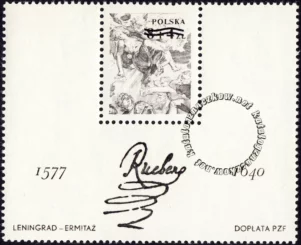 400 rocznica urodzin Petera Paula Rubensa blok numer 56ND