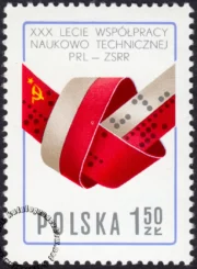 Współpraca naukowo techniczna PRL-ZSRR znaczek numer 2348
