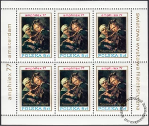 Światowa Wystawa Filatelistyczna Anphilex 77 arkusz znaczków numer 2361