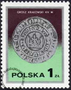 Dzień znaczka - monety polskie znaczek numer 2379