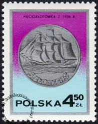 Dzień znaczka - monety polskie znaczek numer 2382