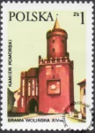 Zabytki architektury znaczek numer 2384
