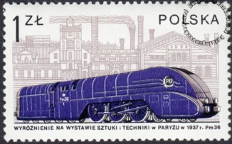 Historia kolejnictwa znaczek numer 2398