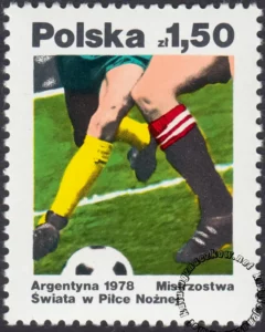 Mistrzostwa świata w piłce nożnej w Argentynie znaczek numer 2410