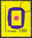 VII Międzynarodowe Biennale Plakatu znaczek numer 2412