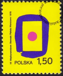 VII Międzynarodowe Biennale Plakatu znaczek numer 2412