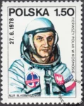 Pierwszy Polak w Kosmosie - Interkosmos znaczek numer 2417