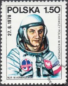 Pierwszy Polak w Kosmosie - Interkosmos znaczek numer 2416