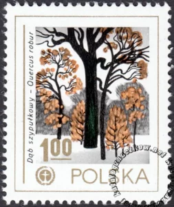 Ochrona środowiska - drzewa znaczek numer 2423