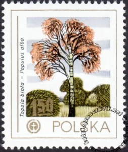 Ochrona środowiska - drzewa znaczek numer 2424