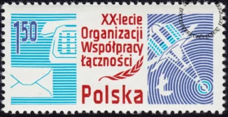20 lecie Organizacji Współpracy Łączności znaczek numer 2429