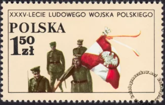35 lecie Ludowego Wojska Polskiego znaczek numer 2431