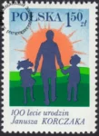 100 rocznica urodzin Janusza Korczaka znaczek numer 2435