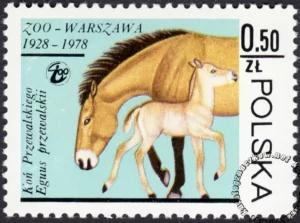 50 lecie warszawskiego ZOO znaczek numer 2437